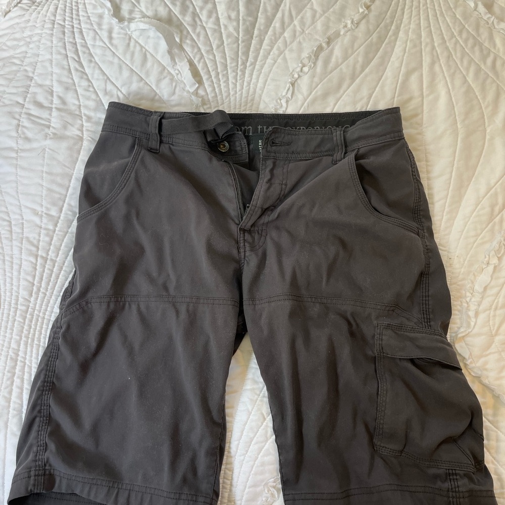 Men's  Prana Gray Performance Shorts